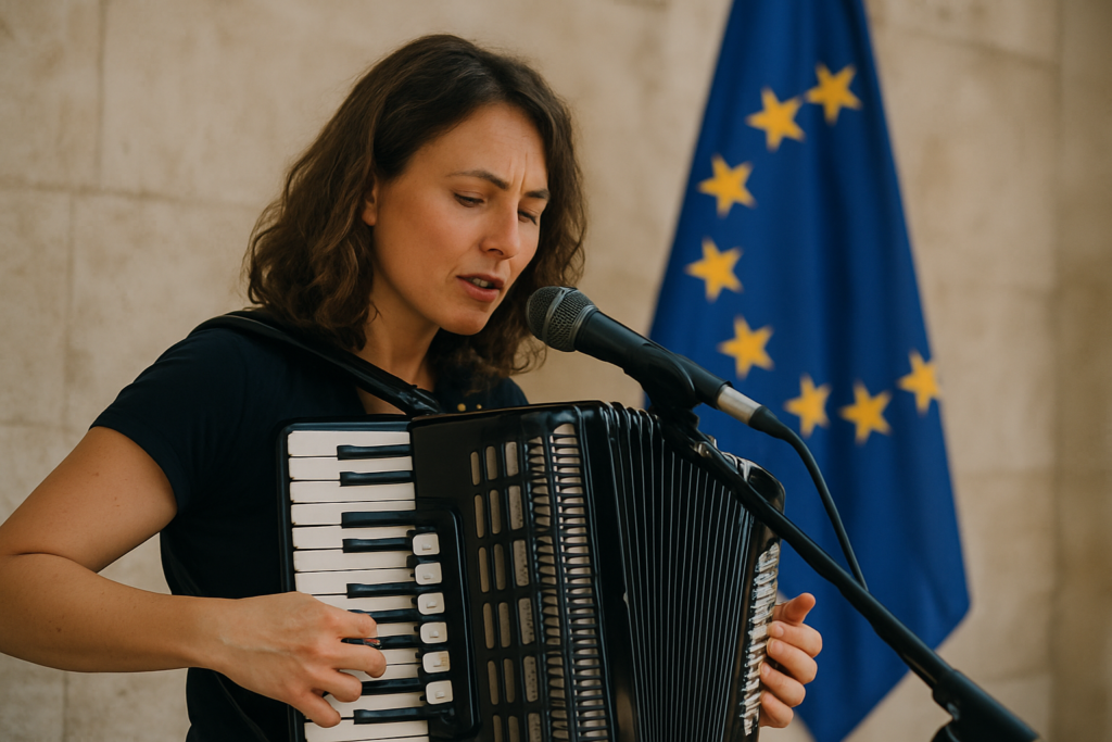 Magali Ripoll : de l’accordéoniste de N’oubliez pas les paroles à porte-parole de l’Eurovision
