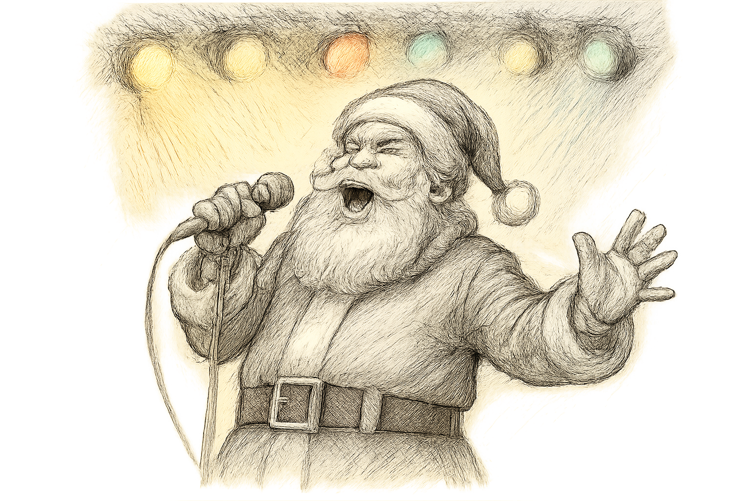 santa chanteuse